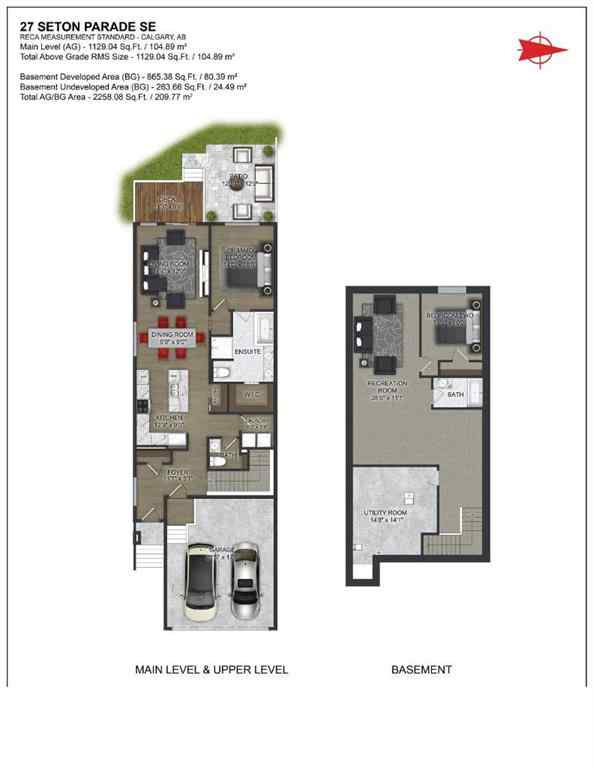 MLS® A2259199 - 27 Seton Parade SE in Seton Calgary, Residential
