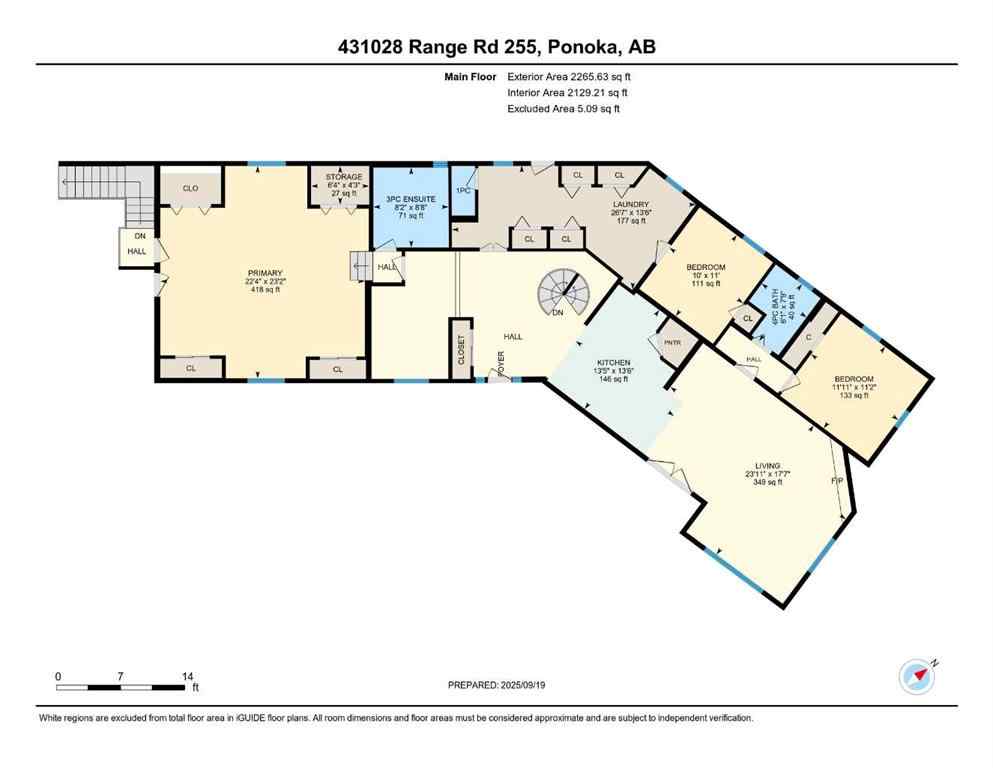 MLS® A2259209 - 431028 Range Road 255   in NONE Rural Ponoka County, Residential