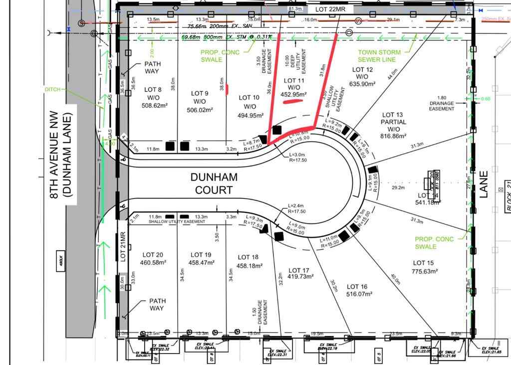 MLS® A2259219 - 11 DunHam Court NW in NONE Diamond Valley, Land