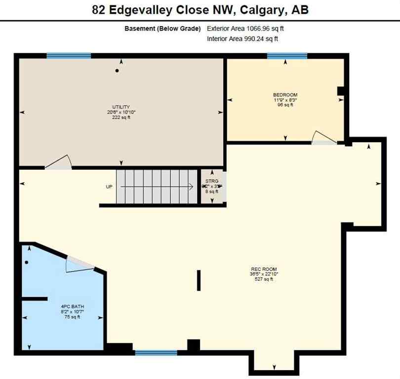 MLS® A2259251 - 82 Edgevalley Close NW in Edgemont Calgary, Residential