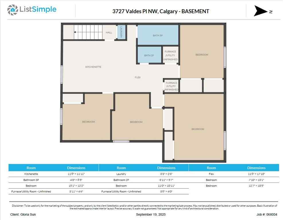 MLS® A2259312 - 3727 Valdes Place NW in Varsity Calgary, Residential