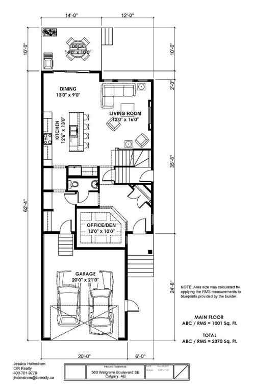 MLS® A2259381 - 560 Walgrove Boulevard SE in Walden Calgary, Residential