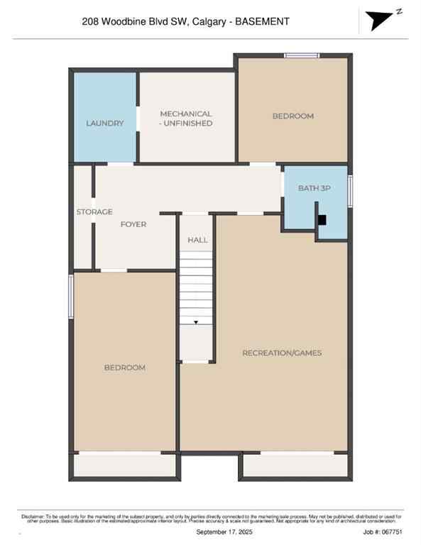 MLS® A2259501 - 208 Woodbine Boulevard SW in Woodbine Calgary, Residential