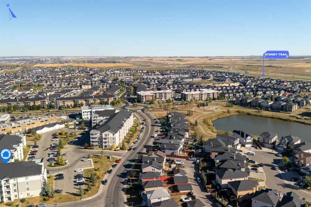 MLS® A2259559 - Unit #1414 1140 Taradale Drive NE in Taradale Calgary, Residential