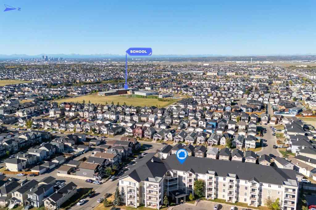 MLS® A2259559 - Unit #1414 1140 Taradale Drive NE in Taradale Calgary, Residential