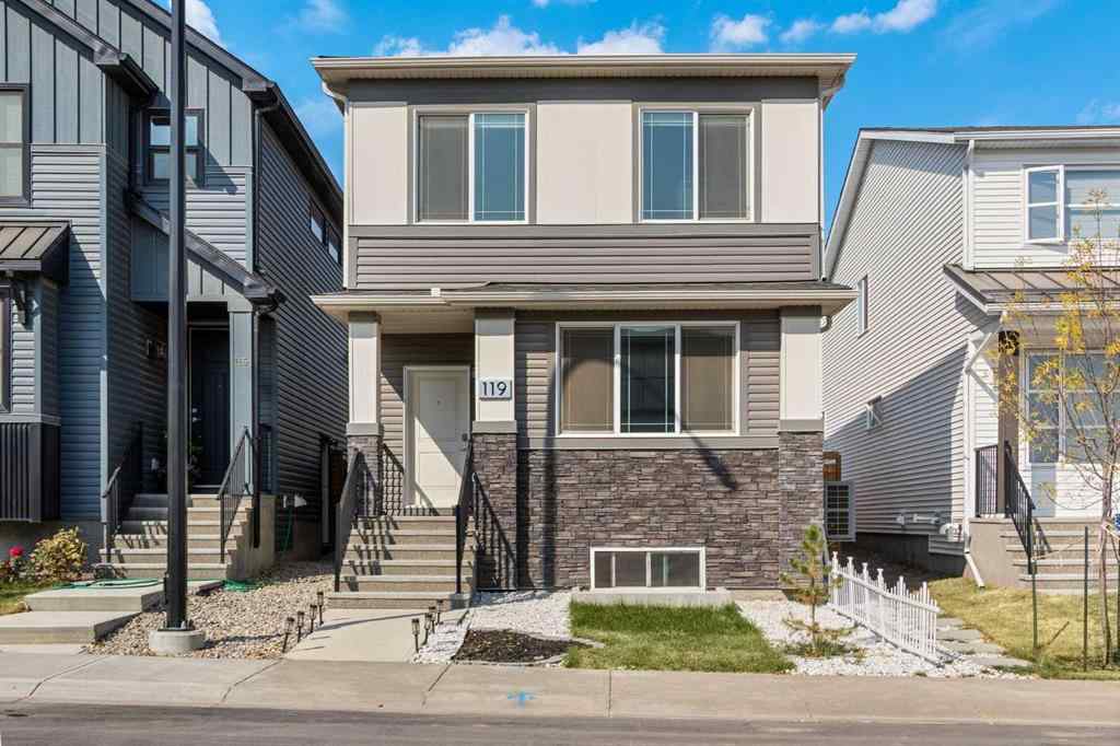 MLS® A2259561 - 119 Herron Street NE in Livingston Calgary, Residential
