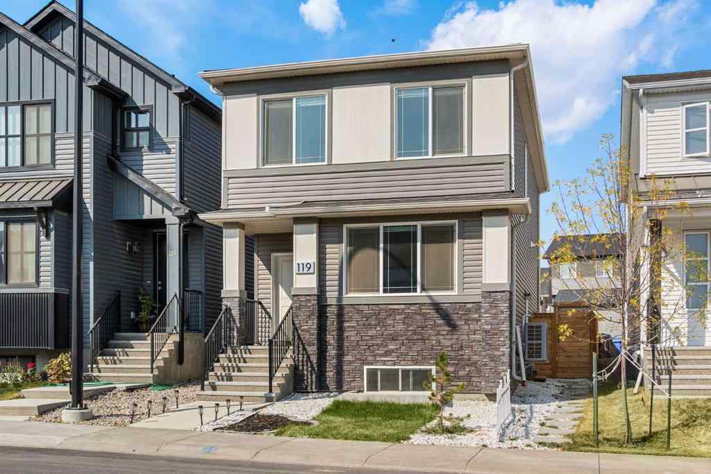 MLS® A2259561 - 119 Herron Street NE in Livingston Calgary, Residential