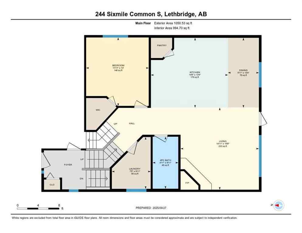 MLS® A2259609 - 244 Sixmile Common S in Southgate Lethbridge, Residential
