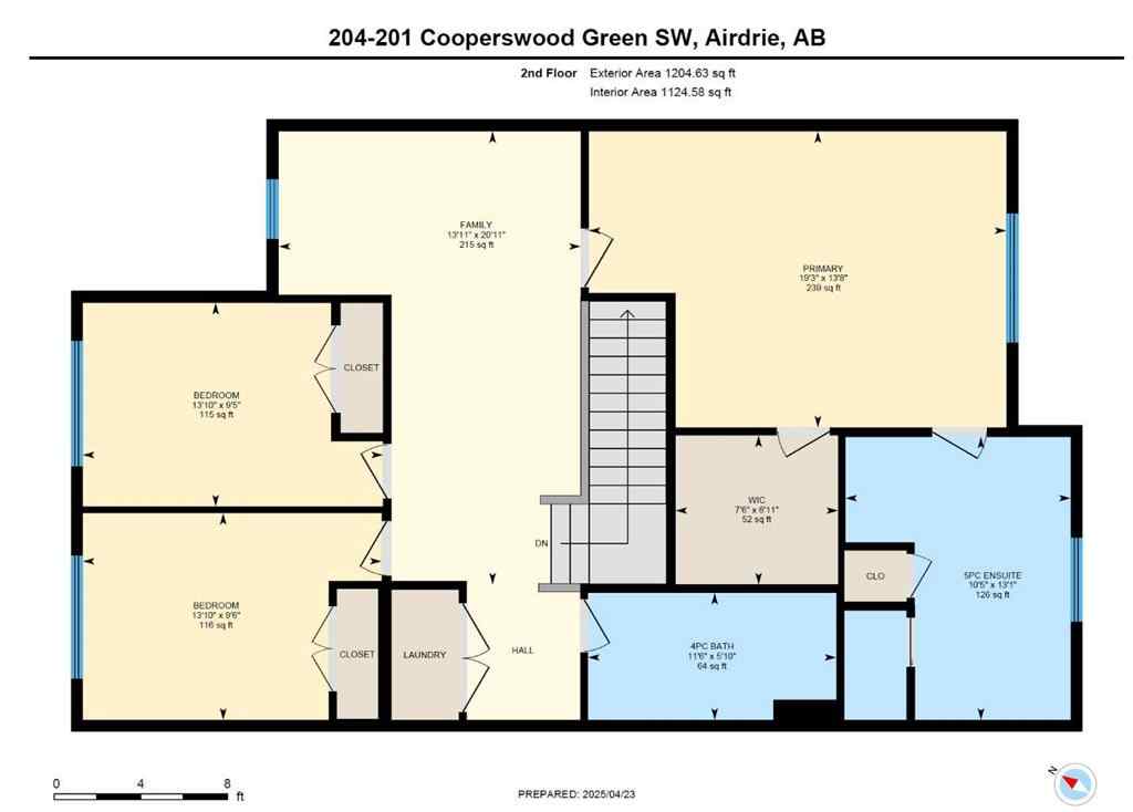 MLS® A2259642 - Unit #204 201 Cooperswood Green SW in Coopers Crossing Airdrie, Residential
