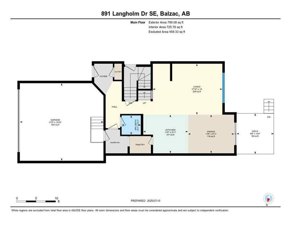 MLS® A2259645 - 891 Langholm Drive SE in Lanark Airdrie, Residential