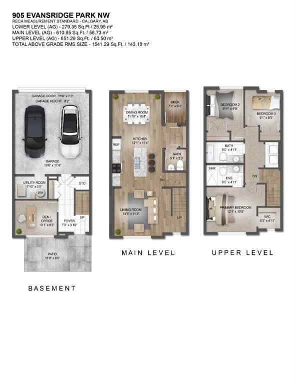 MLS® A2259667 - 905 Evansridge Park NW in Evanston Calgary, Residential