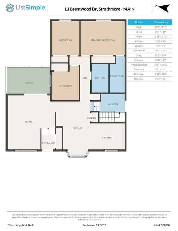 MLS® A2259669 - 13 Brentwood Drive  in Brentwood_Strathmore Strathmore, Residential