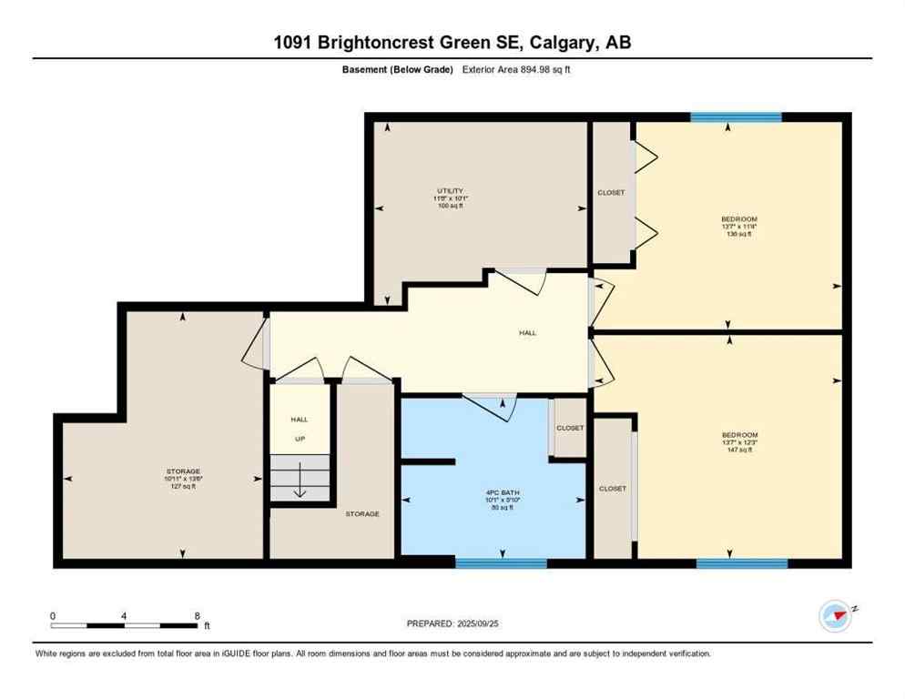 MLS® A2259680 - 1091 Brightoncrest Green SE in New Brighton Calgary, Residential