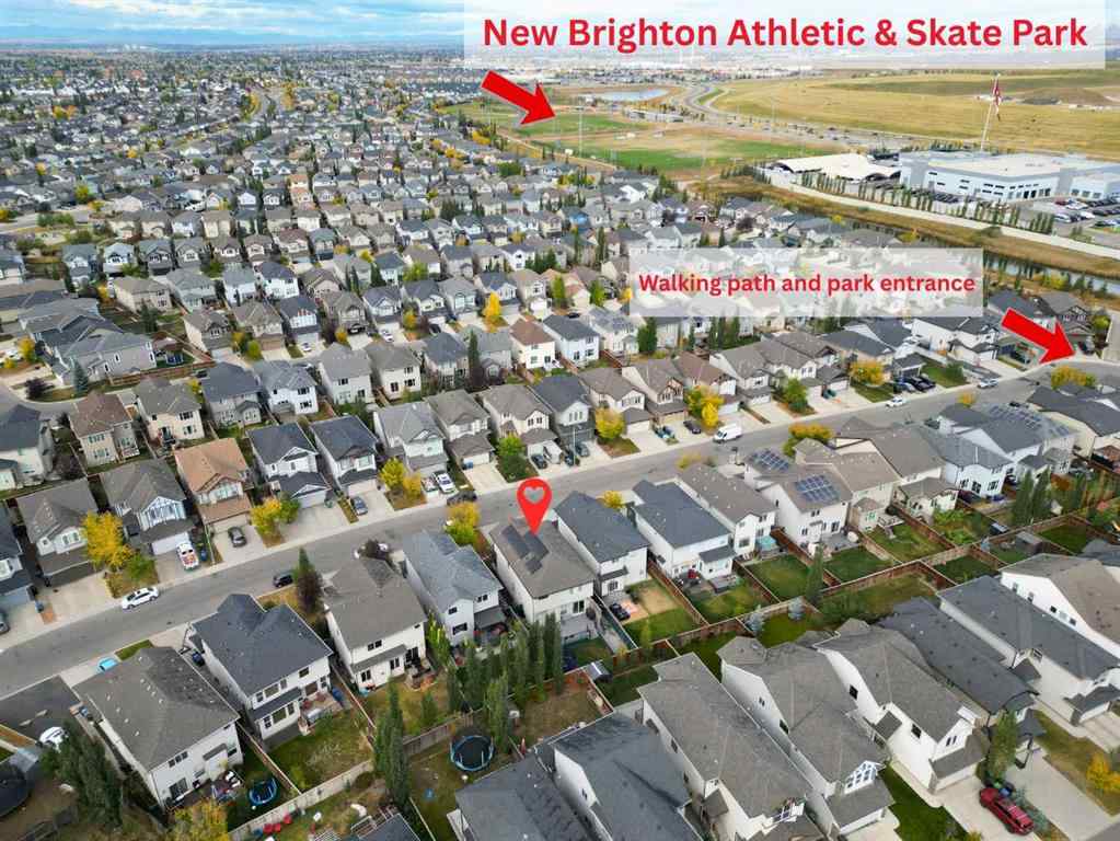 MLS® A2259680 - 1091 Brightoncrest Green SE in New Brighton Calgary, Residential