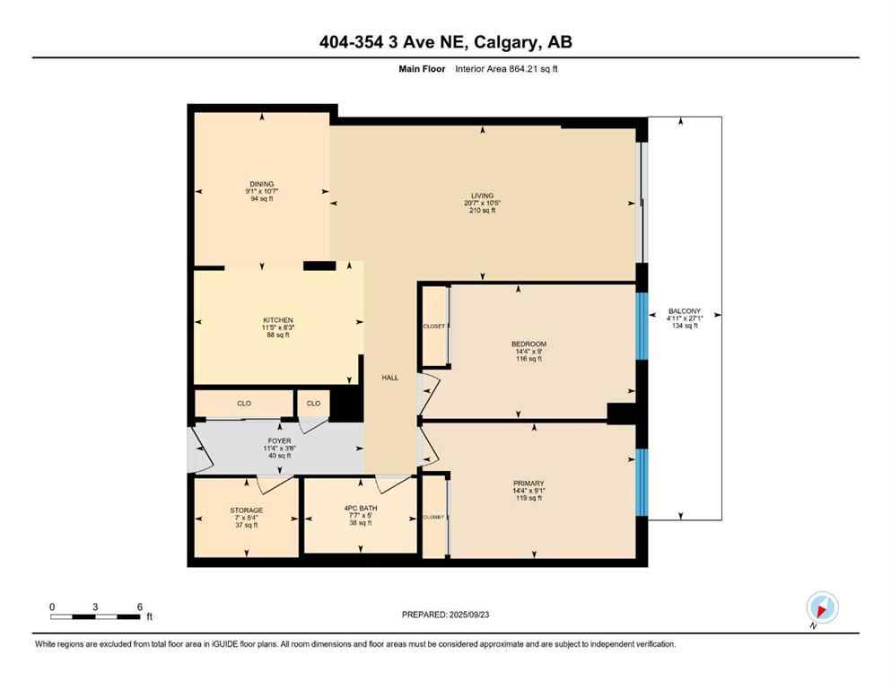 MLS® A2259690 - Unit #403 354 3 Avenue NE in Crescent Heights Calgary, Residential