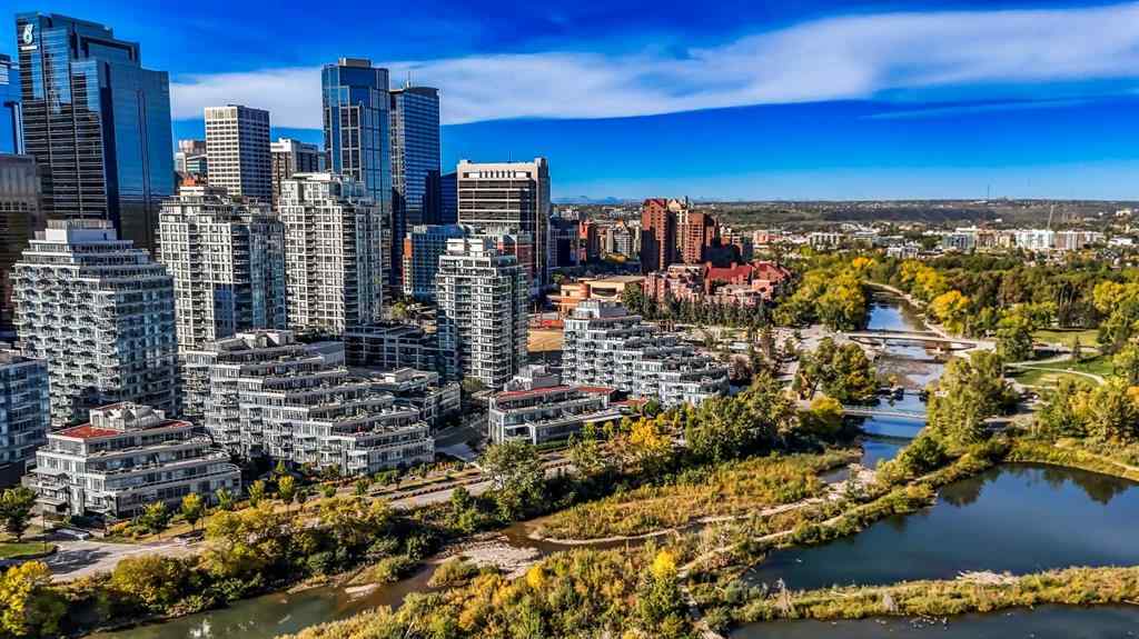 MLS® A2259694 - Unit #538 222 Riverfront Avenue SW in Eau Claire Calgary, Residential