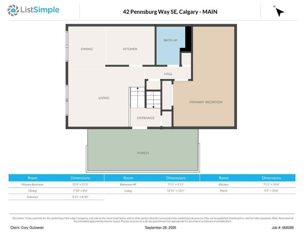 MLS® A2259702 - 42 Pennsburg Way SE in Penbrooke Meadows Calgary, Residential