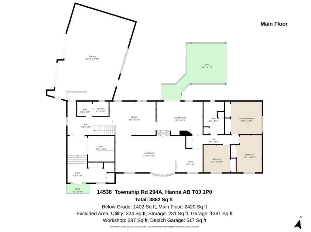 MLS® A2259757 - 14538 Township 294A Road  in NONE Hanna, Residential