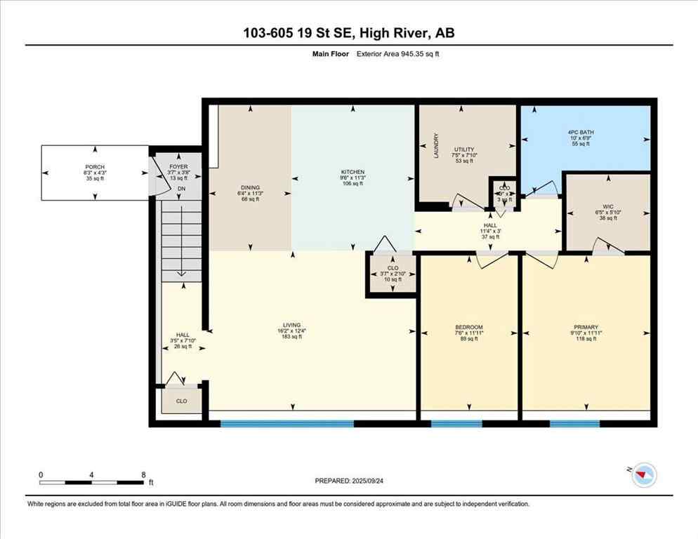 MLS® A2259789 - Unit #103 605 19 Street SE in Sunshine Meadow High River, Residential