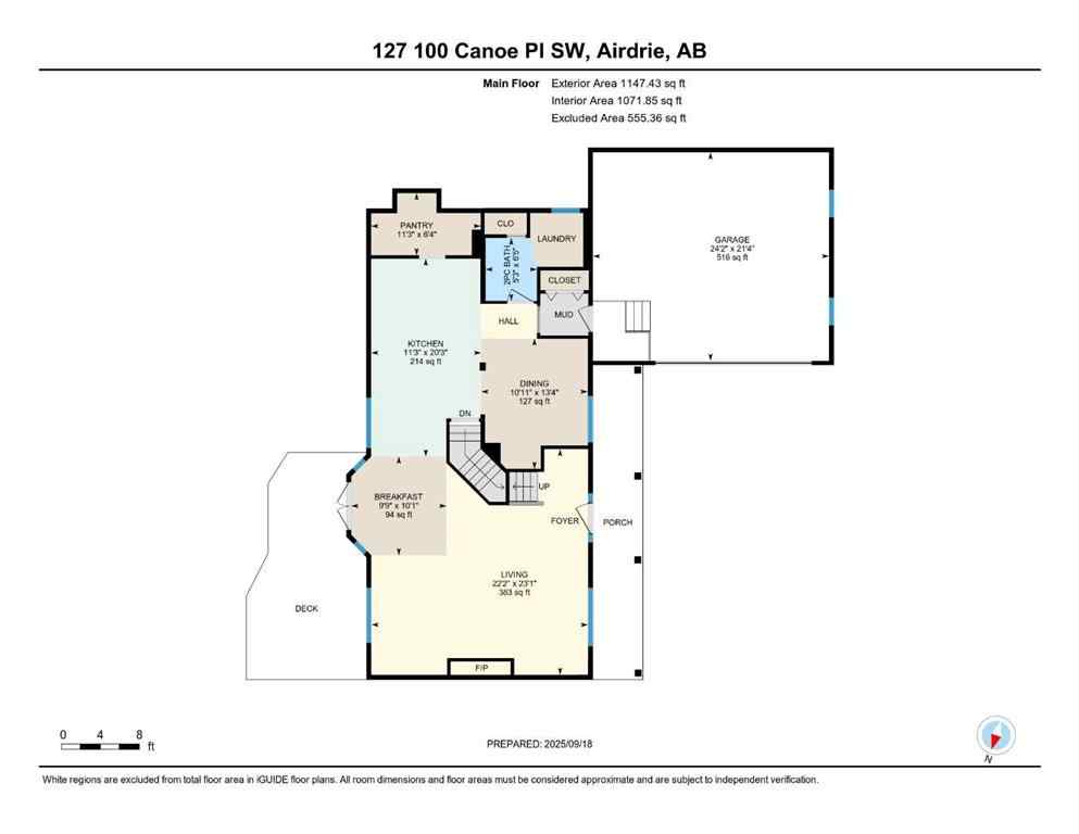 MLS® A2259815 - 127 Canoe Place SW in Canals Airdrie, Residential