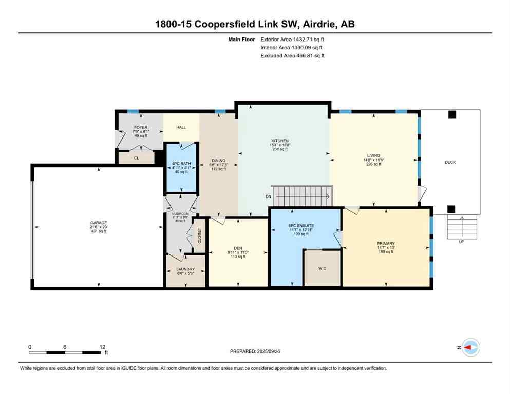 MLS® A2259825 - Unit #1800 15 Coopersfield Link SW in Coopers Crossing Airdrie, Residential