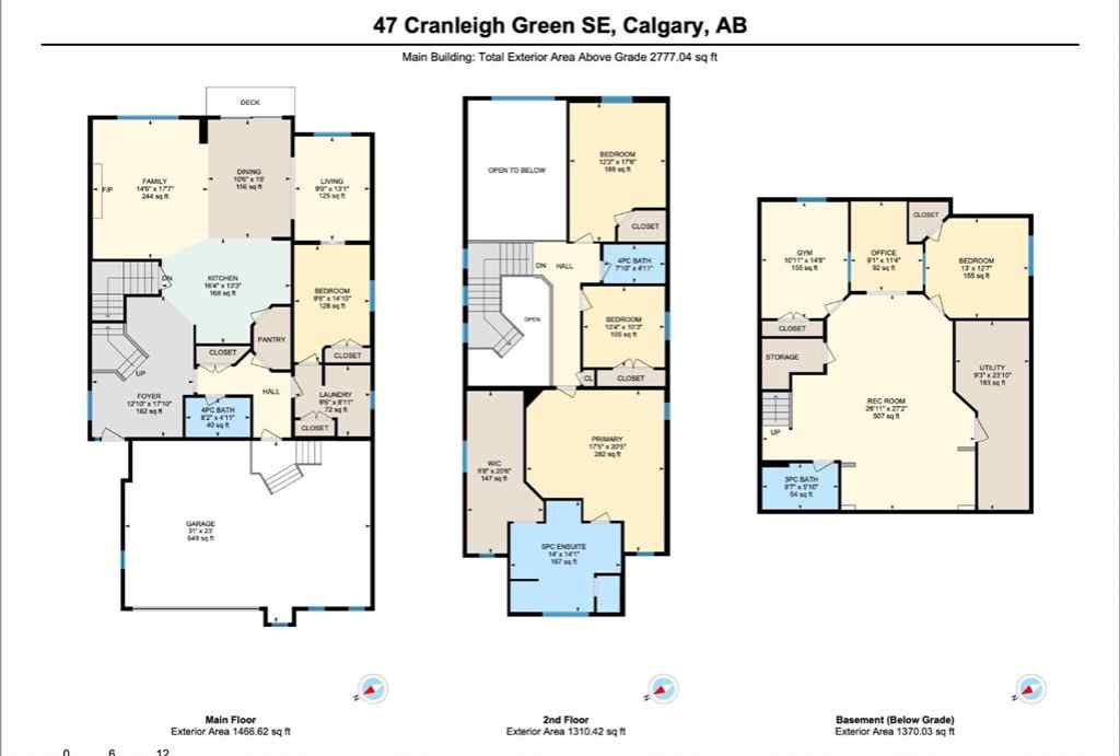 MLS® A2259848 - 47 Cranleigh Green SE in Cranston Calgary, Residential