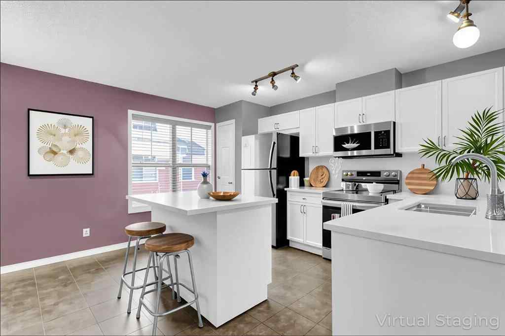 MLS® A2259922 - 3194 New Brighton Gardens SE in New Brighton Calgary, Residential