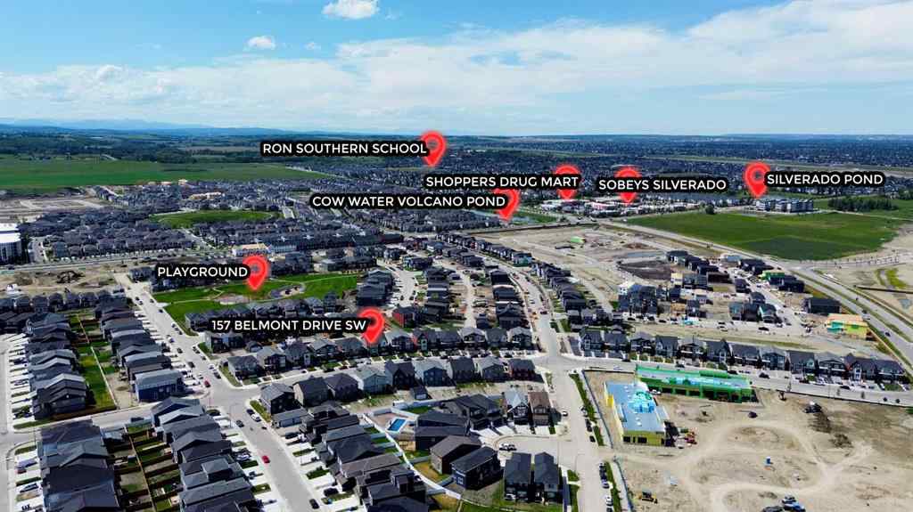 MLS® A2259951 - 157 Belmont Drive SW in Belmont Calgary, Residential