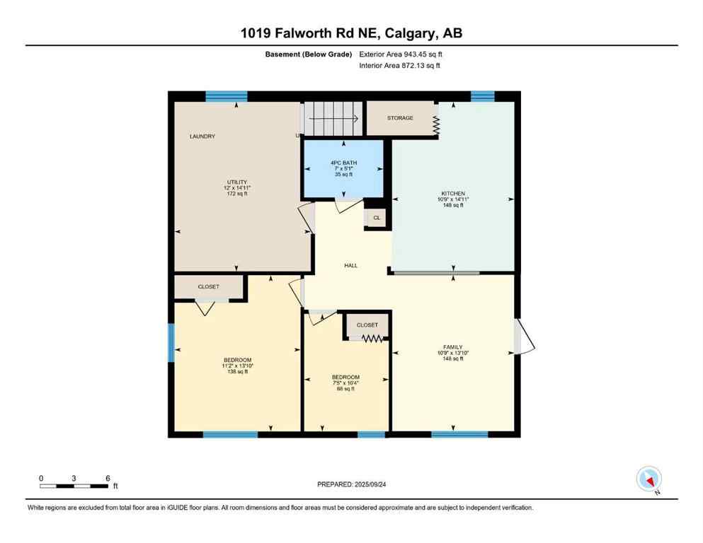 MLS® A2259961 - 1019 Falworth Road NE in Falconridge Calgary, Residential