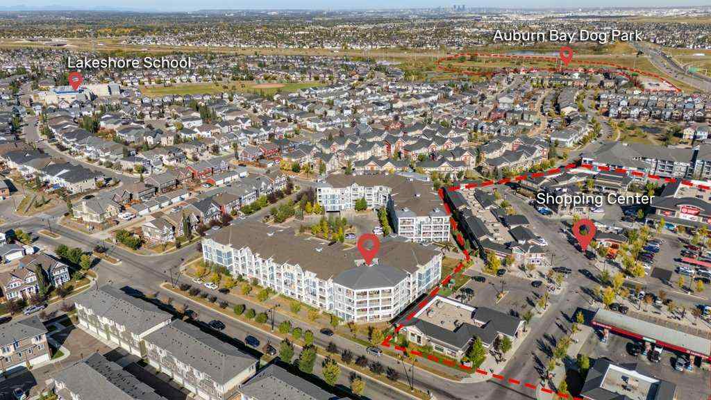 MLS® A2260059 - Unit #104 110 Auburn Meadows View SE in Auburn Bay Calgary, Residential