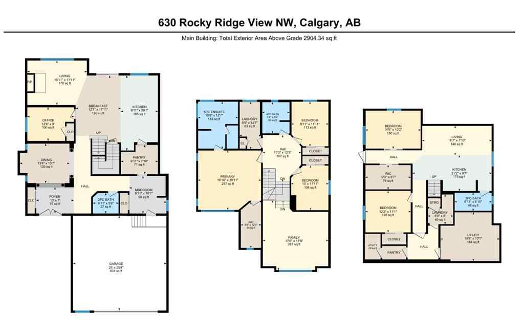 MLS® A2260206 - 630 Rocky Ridge View NW in Rocky Ridge Calgary, Residential