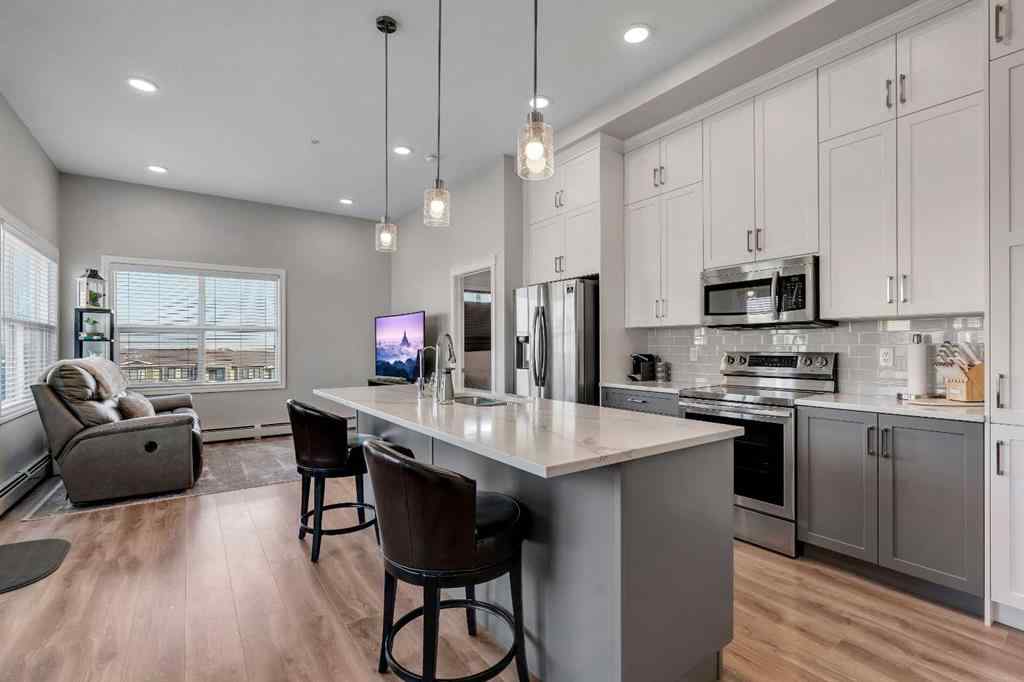 MLS® A2260242 - Unit #418 19661 40 Street SE in Seton Calgary, Residential