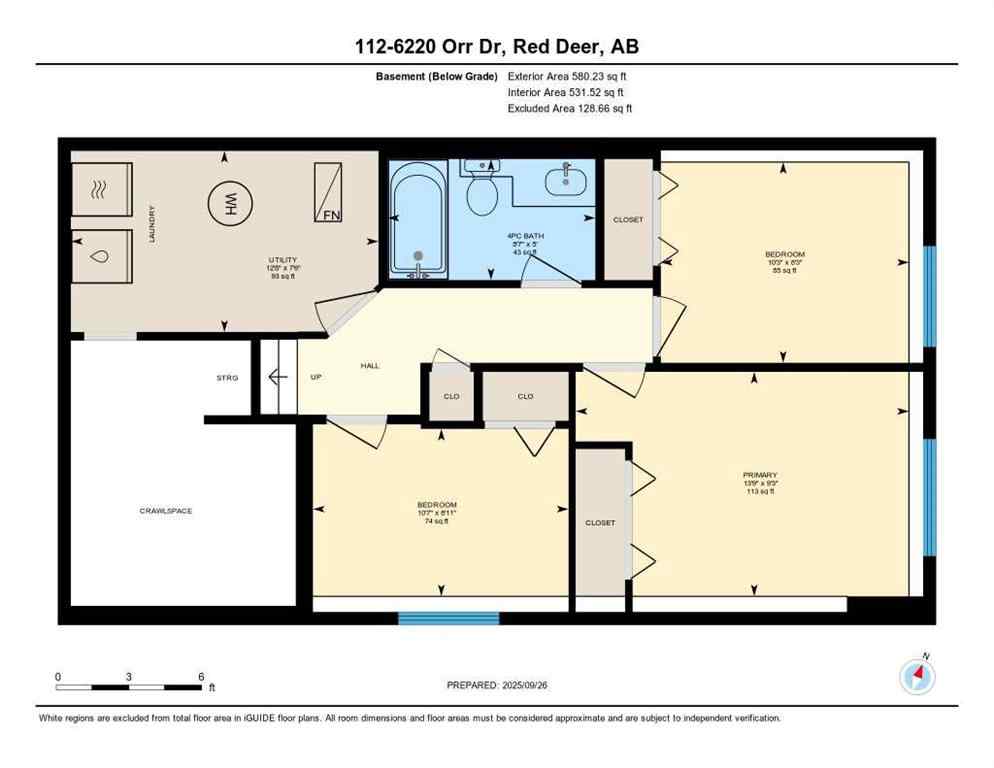 MLS® A2260259 - Unit #112 6220 Orr Drive   in Oriole Park West Red Deer, Residential