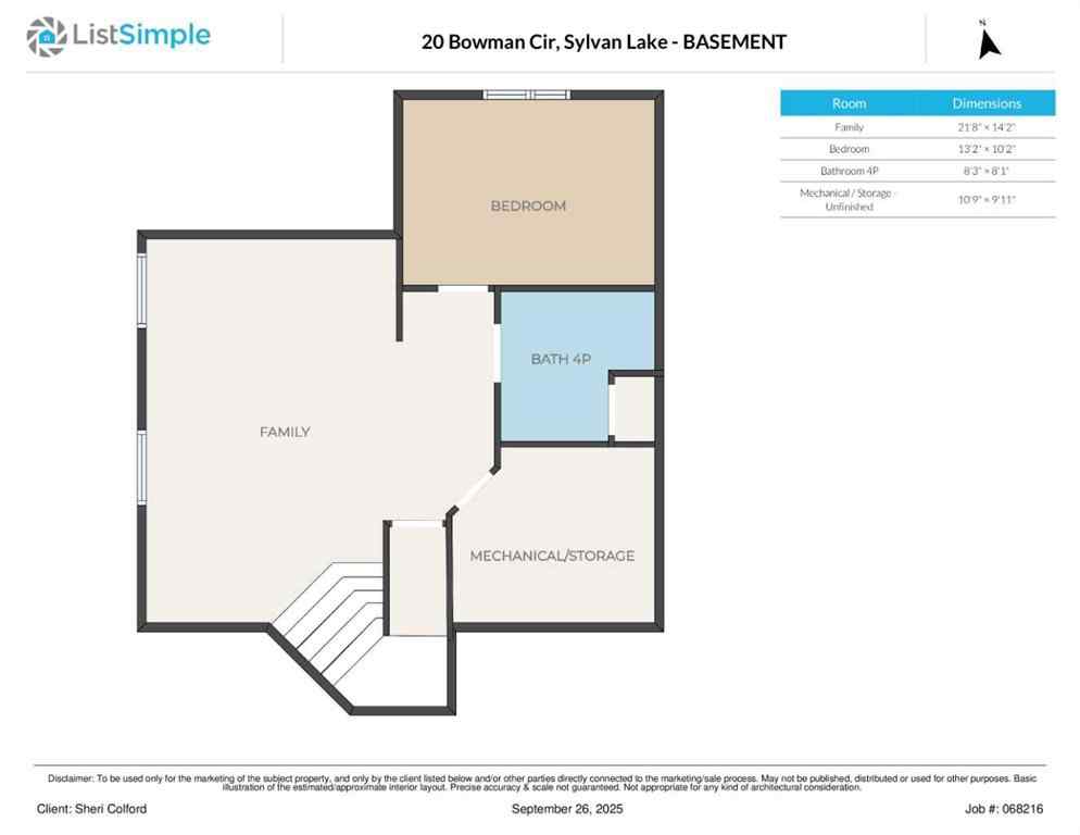 MLS® A2260329 - 20 Bowman Circle  in Beacon Hill Sylvan Lake, Residential