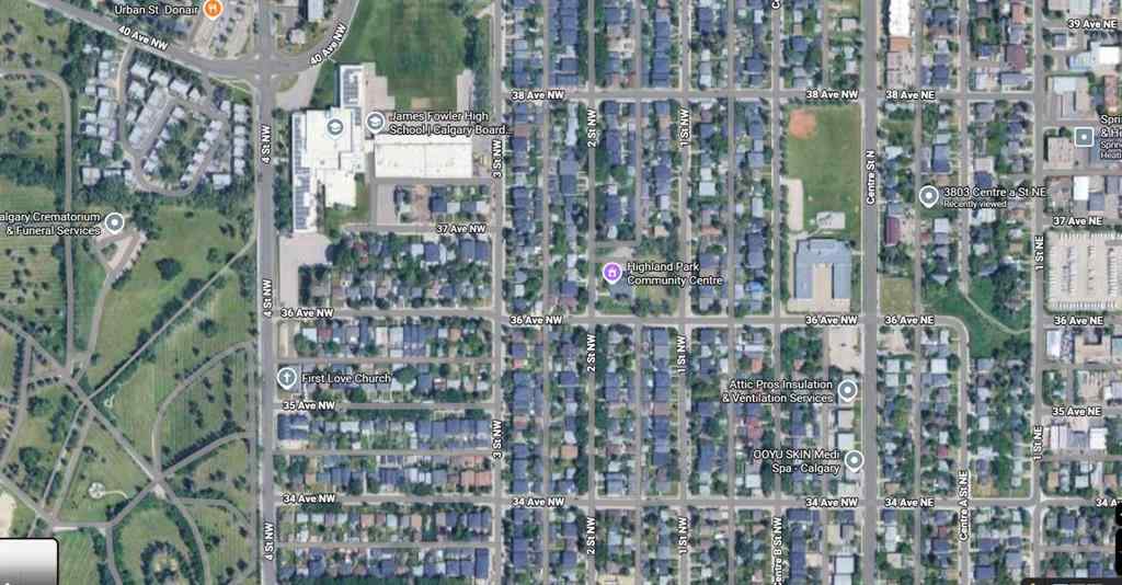 MLS® A2260397 - 3803 centre A Street NE in Highland Park Calgary, Land
