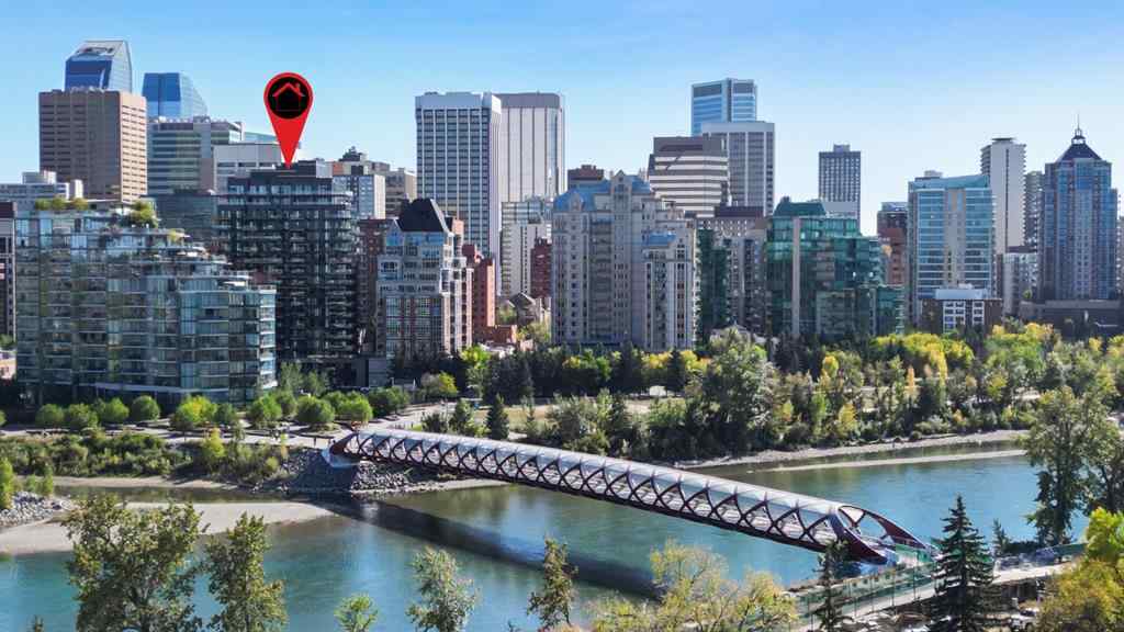 MLS® A2260412 - Unit #1102 730 2 Avenue SW in Eau Claire Calgary, Residential