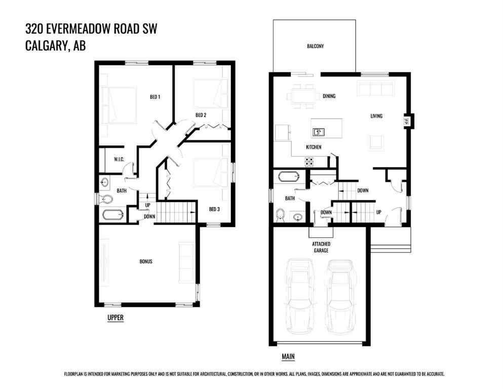 MLS® A2260452 - 320 Evermeadow Road SW in Evergreen Calgary, Residential