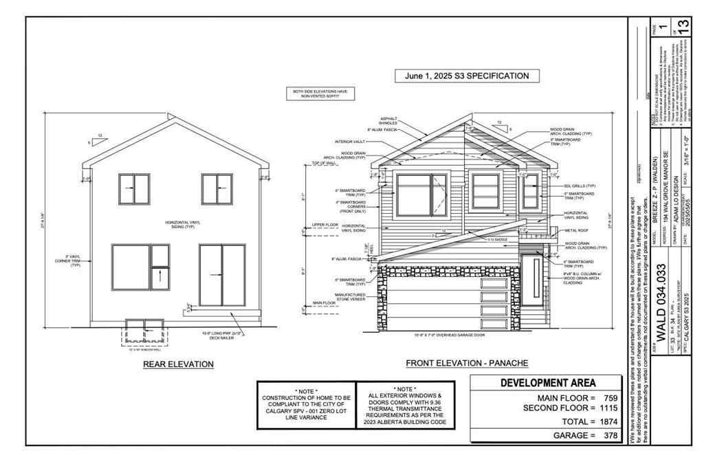 MLS® A2260497 - 194 Walgrove Manor SE in Walden Calgary, Residential