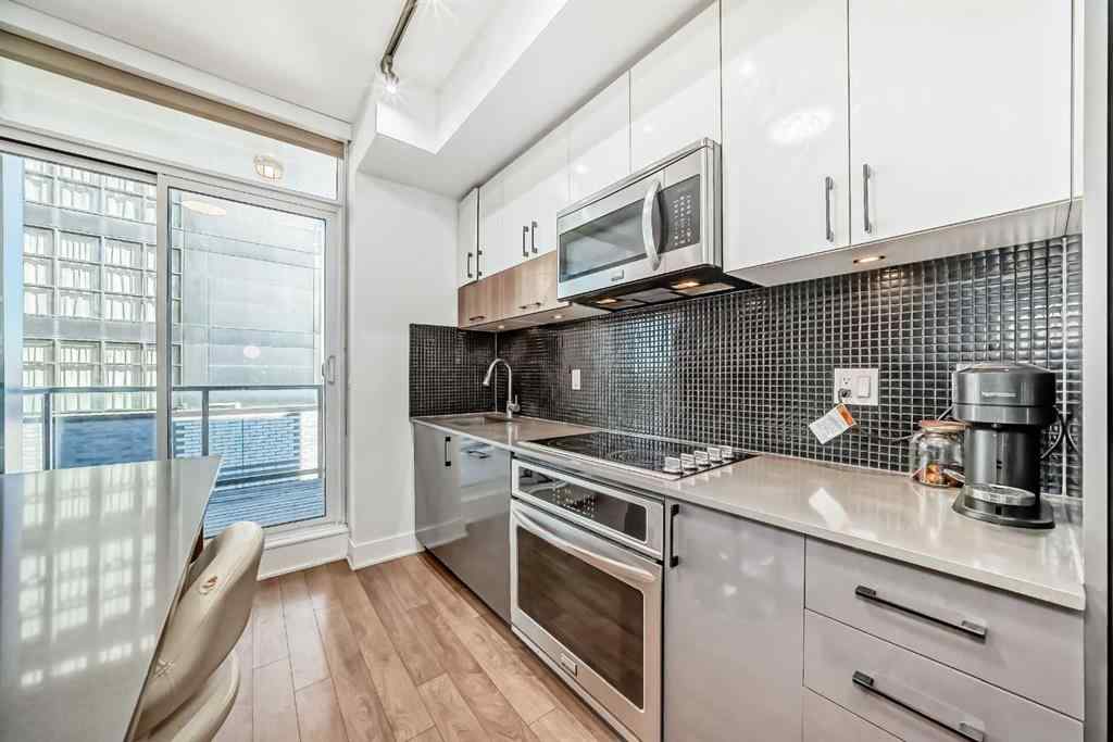 MLS® A2260506 - Unit #423 619 Confluence Way SE in Downtown East Village Calgary, Residential