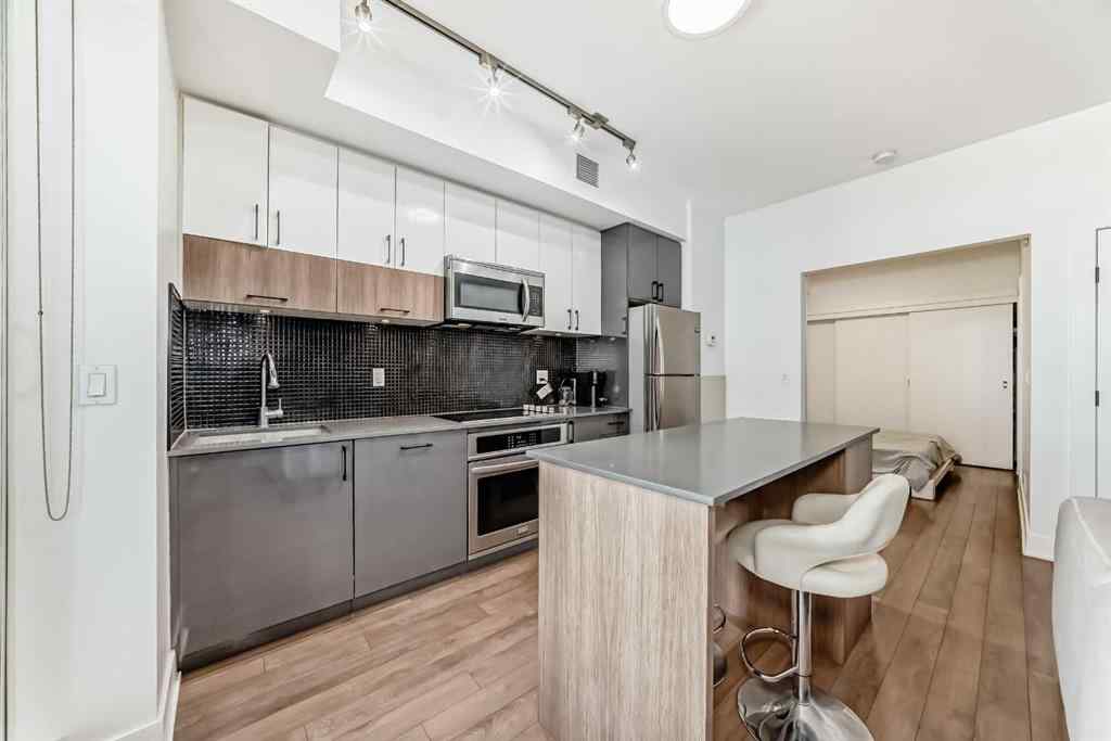 MLS® A2260506 - Unit #423 619 Confluence Way SE in Downtown East Village Calgary, Residential