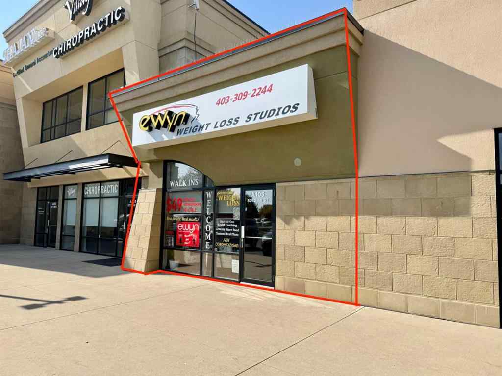 MLS® A2260523 - Unit #A105 5212 48 Street  in Downtown Red Deer Red Deer, Commercial