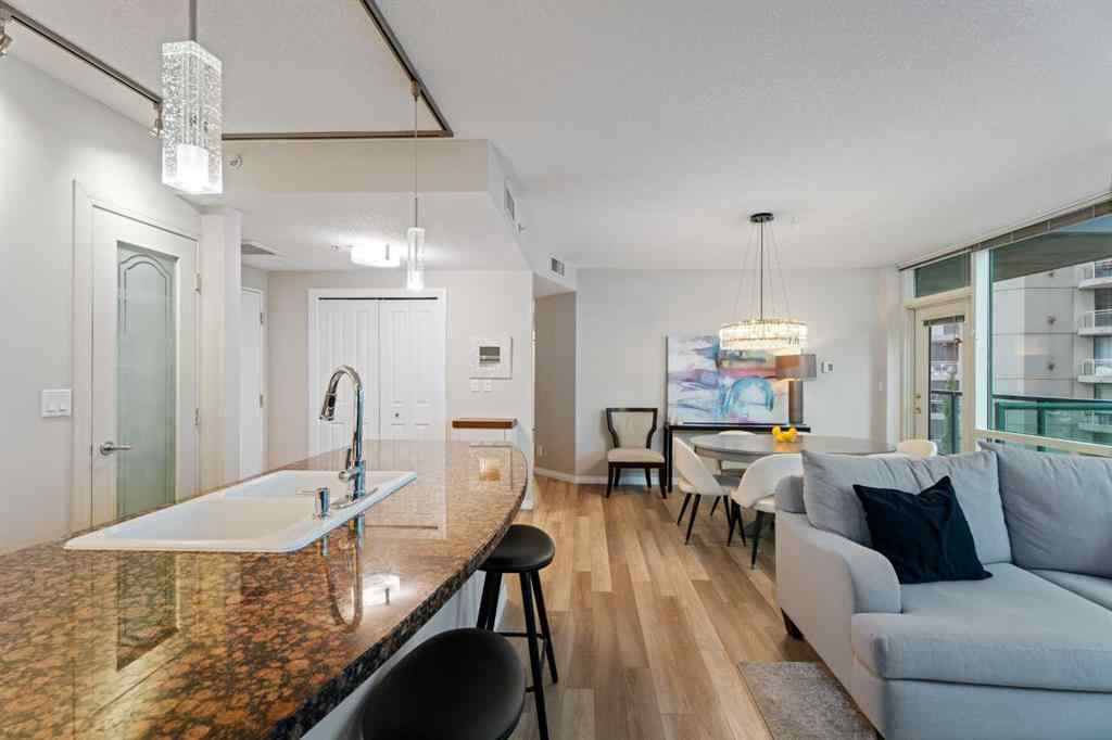 MLS® A2260529 - Unit #501 837 2 Avenue SW in Eau Claire Calgary, Residential