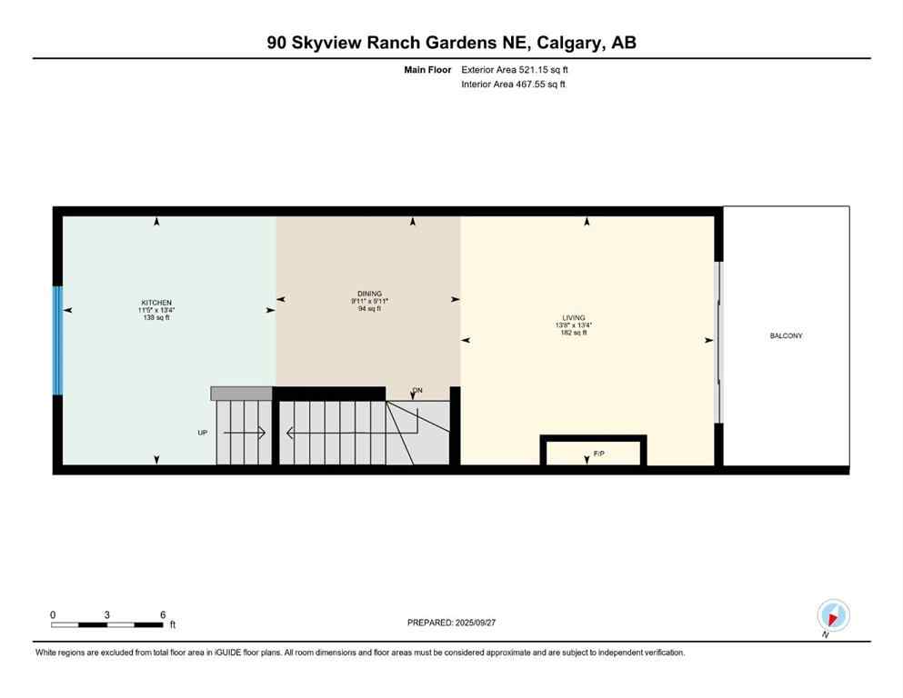 MLS® A2260535 - 90 Skyview Ranch Gardens NE in Skyview Ranch Calgary, Residential