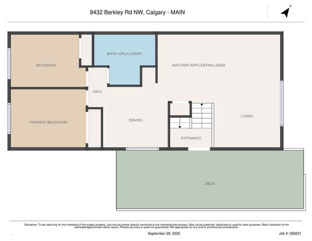 MLS® A2260578 - 8432 Berkley Road NW in Beddington Heights Calgary, Residential