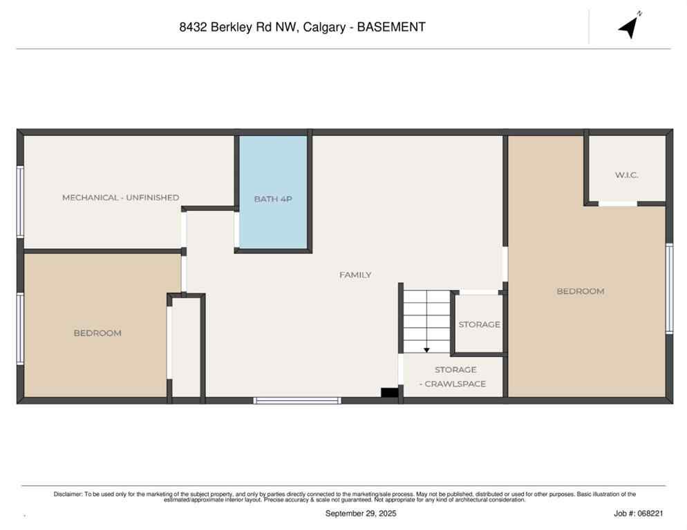 MLS® A2260578 - 8432 Berkley Road NW in Beddington Heights Calgary, Residential