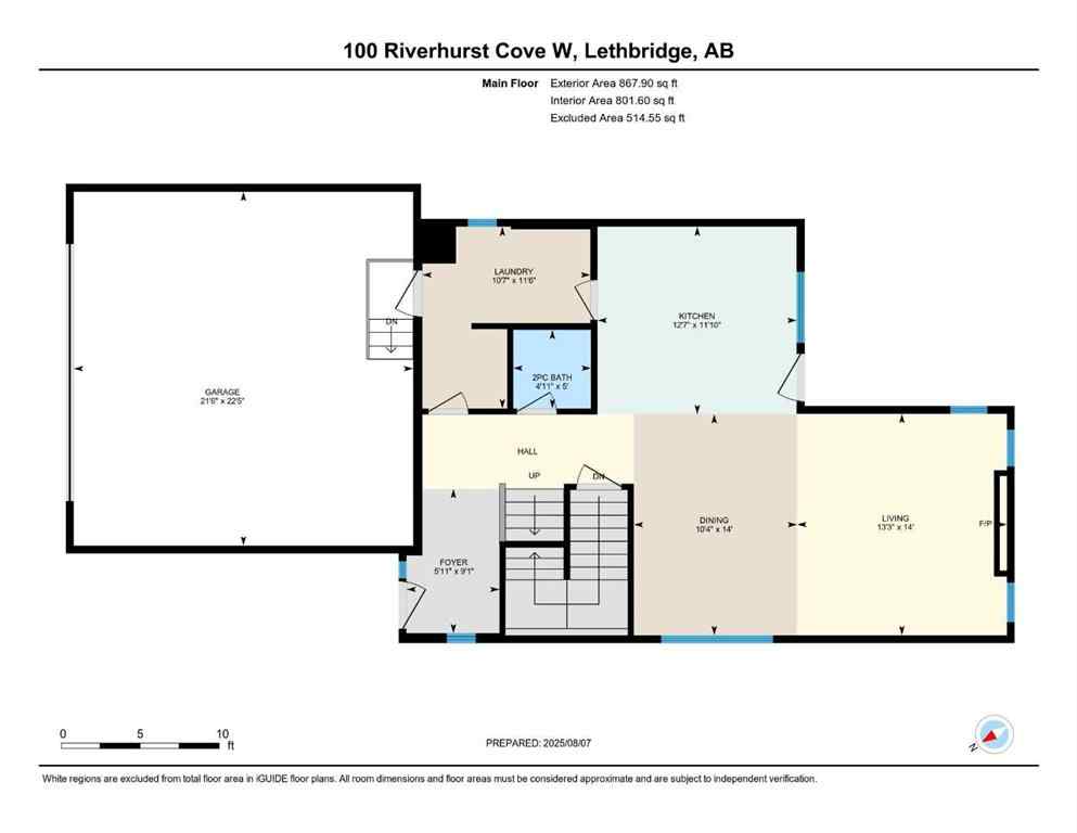 MLS® A2260582 - 100 Riverhurst Cove W in Riverstone Lethbridge, Residential