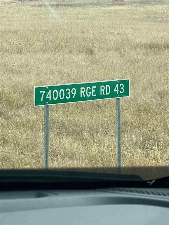 MLS® A2260592 - 740039 Range Road 43   in NONE Rural Grande Prairie No. 1, County of, Land