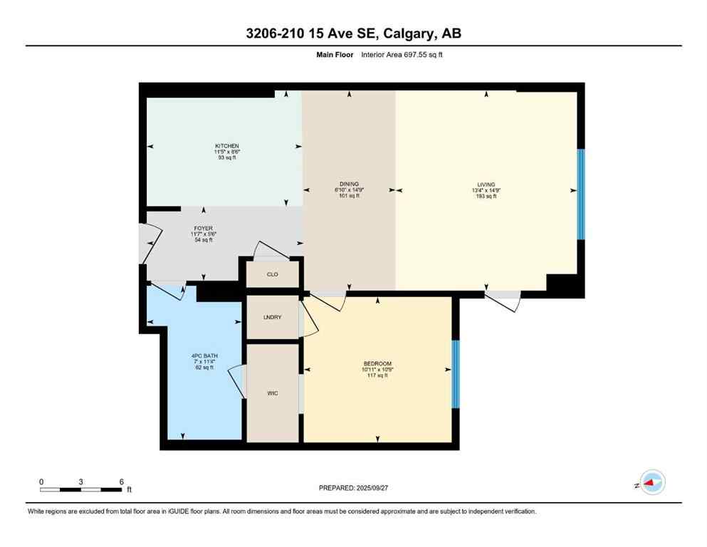 MLS® A2260645 - Unit #3206 210 15 Avenue SE in Beltline Calgary, Residential