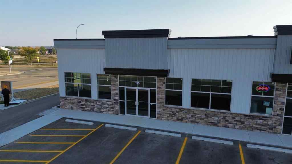 MLS® A2260712 - Unit #105 5302 Vista Trail  in Valley Ridge Blackfalds, Commercial