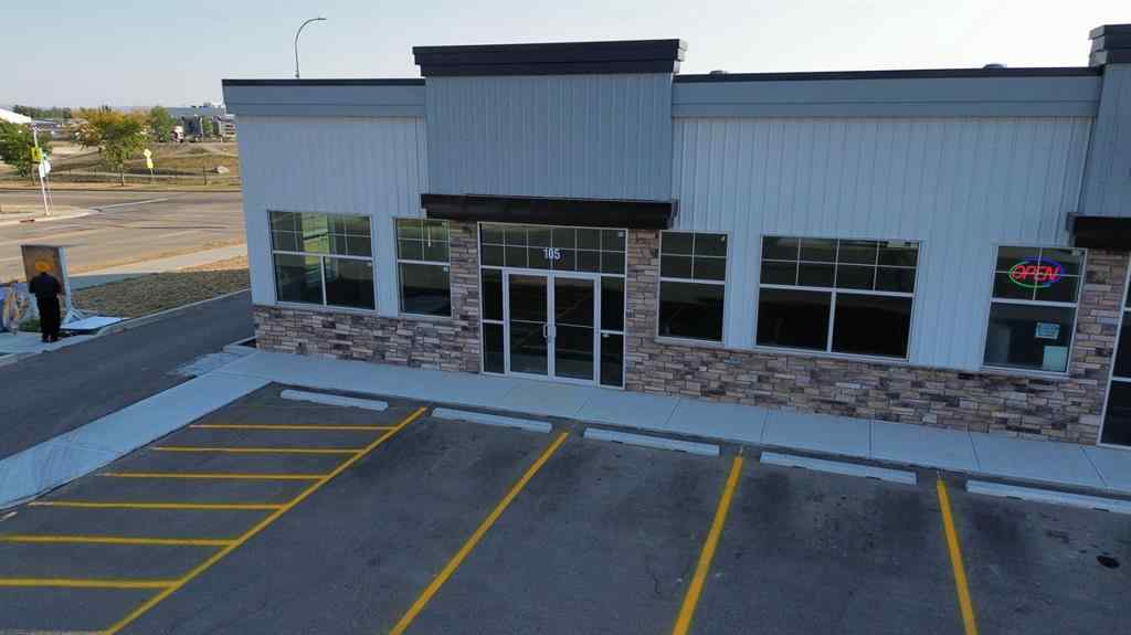 MLS® A2260712 - Unit #105 5302 Vista Trail  in Valley Ridge Blackfalds, Commercial